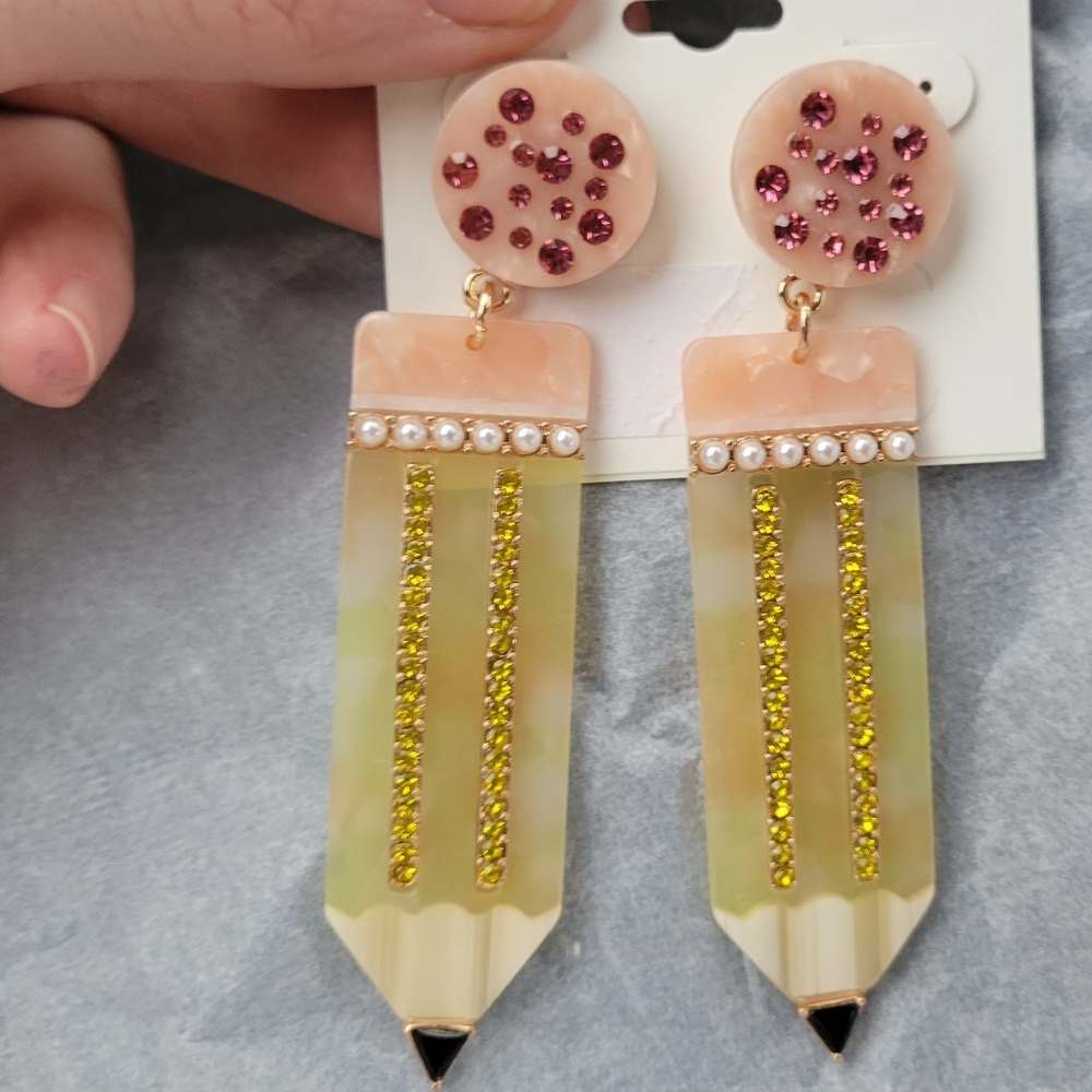 NWT PENCIL EARRINGS